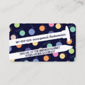 編糸カラフル編み物針職人 名刺 (裏面)