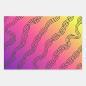 編組経路 – シームレスなアフリカ産トウモロコシ ラッピングペーパーシート (正面)