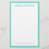 編縁ど集色モダン名 便箋 (正面)