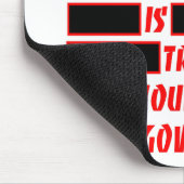 編集された信頼あなたの政府すべて罰金 マウスパッド (コーナー)