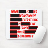 編集された信頼あなたの政府すべて罰金 マウスパッド (マウス)