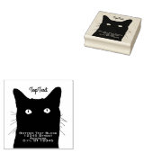 編集したいCat 2ブロックの文字が表示される ラバースタンプ (押印)