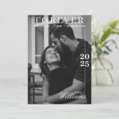 編集カレンダーの雑誌の結婚式の日付を保存 招待状 (スタンド正面)