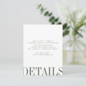 編集スタイルの詳細カード 招待状 (スタンド正面)