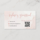 編集不可Zazzleテンプレート |カスタム 名刺 (裏面)