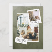 編集写真モダングリッドホリデーカード シーズンカード (正面)