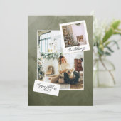 編集写真モダングリッドホリデーカード シーズンカード (スタンド正面)