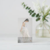 編集写真Qrコードプロフェッショナル写真 名刺 (スタンド正面)