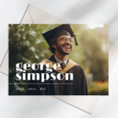 編集可はっきりした能スクリプト大学院生2枚の写真 案内状