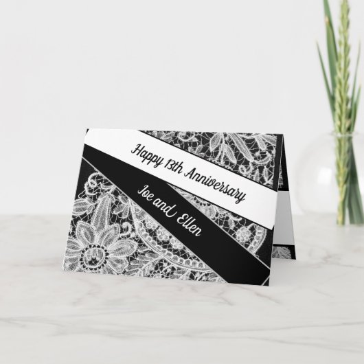 編集可結婚能13周年、 カード (正面)