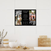 編集可結婚能20周年フォトコラージュ ポスター (キッチン)