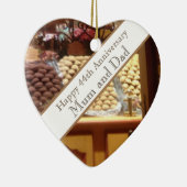 編集可結婚能44周年 セラミックオーナメント (右)