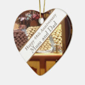 編集可結婚能44周年 セラミックオーナメント (左)