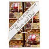 編集可結婚能44周年 ミディアムペーパーバッグ (裏面)