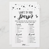 編集可能あなたの財布のブライダルパーティゲームの内容 (正面/裏面)