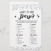 編集可能あなたの財布の中にあるものをHenパーティーゲーム (正面/裏面)