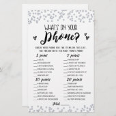 編集可能あなたの電話に何がHenパーティーゲーム (正面/裏面)