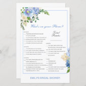 編集可能あなたの電話の何ブライダルシャワーゲーム (正面/裏面)