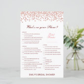 編集可能あなたの電話の何ブライダルシャワーゲーム (スタンド正面)