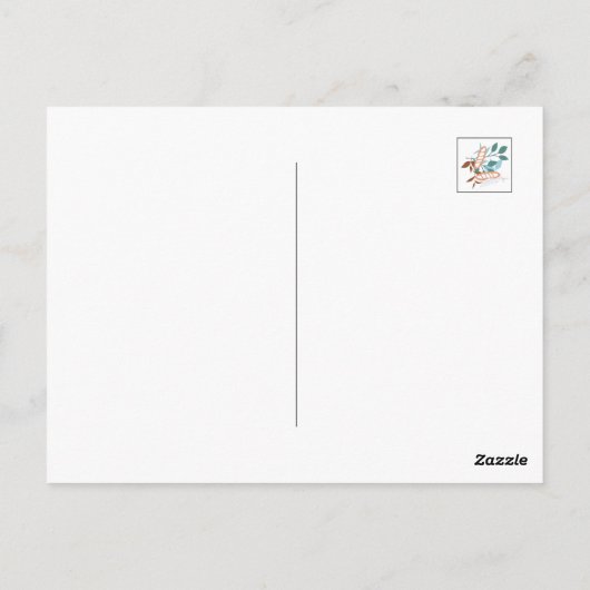 編集可能おいしいオーガニック小麦バゲットパターン ポストカード (裏面)