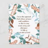 編集可能おいしいオーガニック小麦バゲットパターン ポストカード (正面)