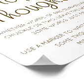 編集可能おむつ思考サイン、深夜おむつP ポスター (角)