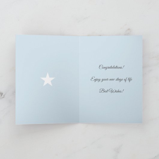 編集可能おめでとうシャインブライトカード カード (内部)