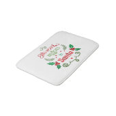 編集可能おもしろいクリスマス引用文 バスマット (アングル)
