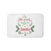 編集可能おもしろいクリスマス引用文 バスマット (正面)