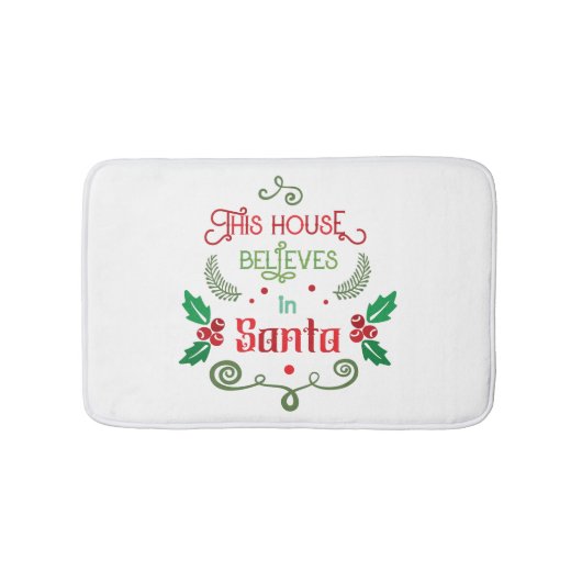 編集可能おもしろいクリスマス引用文 バスマット (正面)