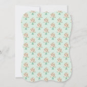 編集可能お誕生日ケーキパーティの招待状 招待状 (裏面)