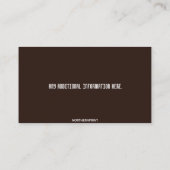 編集可能かぼちゃパッチファーム 名刺 (裏面)