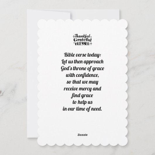 編集可能きらめく感謝祭引用文デザイン シーズンカード (裏面)