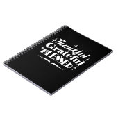 編集可能きらめく感謝祭引用文デザイン ノートブック (左側)