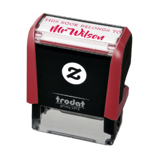 編集可能このブックは蔵書票スクリプトに属する セルフインキングスタンプ