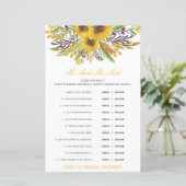 編集可能と彼は彼女が言ったウェディングシャワーゲーム (スタンド正面)