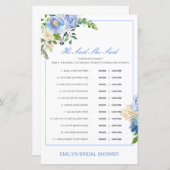 編集可能と彼は彼女が言ったウェディングシャワーゲーム (正面/裏面)