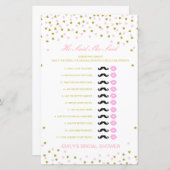 編集可能と彼は彼女が言ったウェディングシャワーゲーム (正面/裏面)