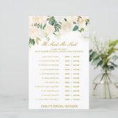 編集可能と彼は彼女が言ったウェディングシャワーゲーム (スタンド正面)