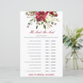 編集可能と彼は彼女が言ったウェディングシャワーゲーム (スタンド正面)