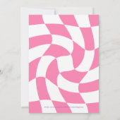 編集可能なお泊まり会の誕生日パーティー招待状 招待状 (裏面)