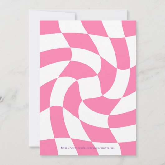 編集可能なお泊まり会の誕生日パーティー 招待状 (裏面)