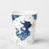 編集可能なかわいいドラゴン誕生日 紙コップ (正面)