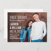 編集可能なはっきりした色要求ポストカード日付を保存 ポストカード (正面/裏面)