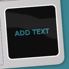 編集可能なアウトラインレタリング（ドロップシャドウ付き） シール