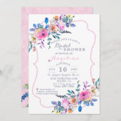 編集可能なインスタントダウンロード招待状 招待状 (正面/裏面)