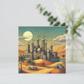 編集可能なイード・アル・フィトル シーズンカード (スタンド正面)