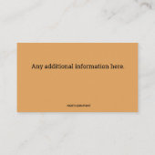 編集可能なウィンドウ洗浄 名刺 (裏面)