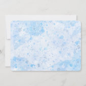 編集可能なウォーターガンフォト招待状 招待状 (裏面)