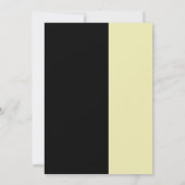 編集可能なエレガントな白と黒のチャリティーイベントガラ 招待状 (裏面)